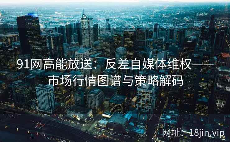 91网高能放送：反差自媒体维权——市场行情图谱与策略解码