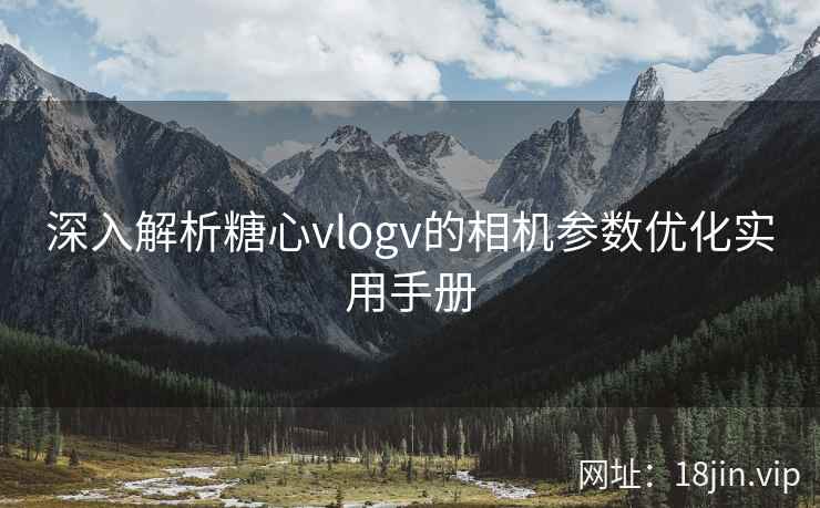 深入解析糖心vlogv的相机参数优化实用手册