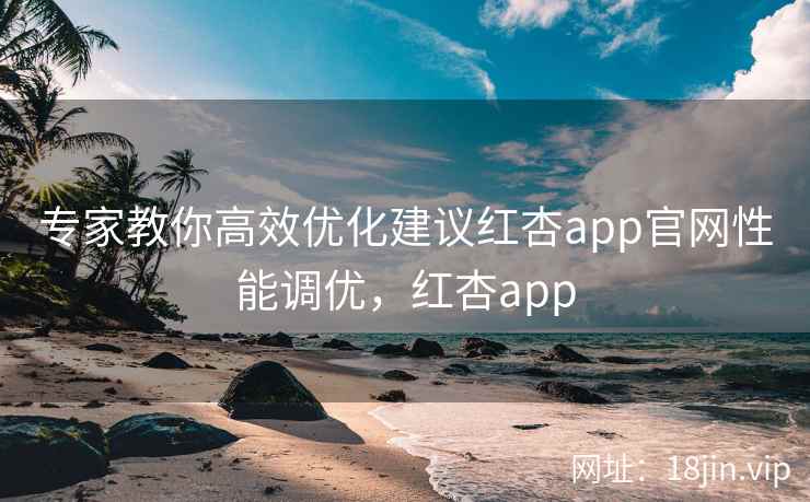 专家教你高效优化建议红杏app官网性能调优，红杏app